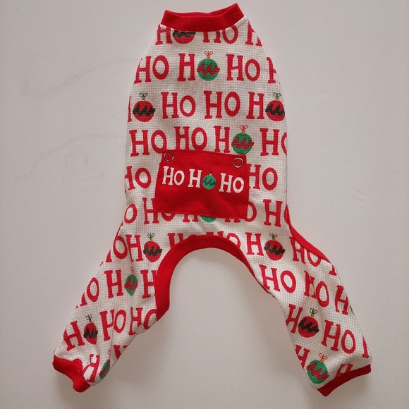 3PC set of pet clothes - Sweater, Dress, Christmas Long Johns Size XS for all - Picture 7 of 10